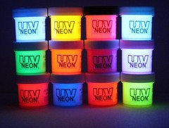 UV Black Light Neon Acrylic Fluorescent paint, Halloween CosPlay Art Craft Glow