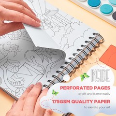 Modern Art, Volume II Spiral Bound Adult Coloring Book for , 50 Drawings Insp…