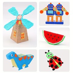 3D Printing Pen Set 3D Drawing Pen with Led Display 12 Color Filament Kid Gifts