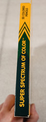 VTG 50 Crayola Super Spectrum Colored Pencils with Gold Silver Cerulean 1997