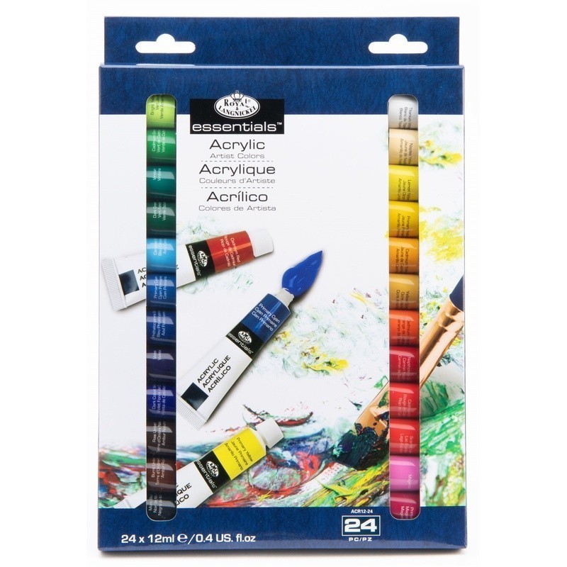 Artist Acrylic Paint Set Beginners Multi Media Art Supplies Durable Vivid Colors