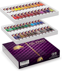 Artist Paint Oil Paint Set – 12Ml X 48 Tubes Art Paints – Lightfast – Heavy Body