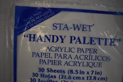 Masterson Sta-Wet Stay Wet Handy Palette Acrylic Paper 8.5″ x 7″ 30 Sheets