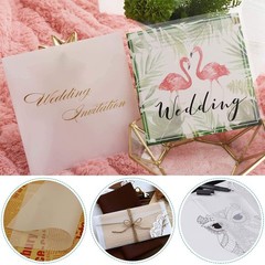 Translucent Vellum Paper 8.5×11 Inches, 50 Sheets Printable Transparent Clear