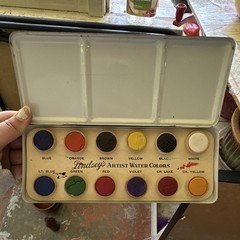 Lindsey’s Artist Watercolors 12-Color Watercolor Set in Metal Tin, Multicolor