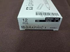 Sakura Pigma Graphic 1 Marking Pen Black Archival Ink for Art Illustration Japan