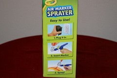 Crayola: ” AIR MARKER SPRAYER ” ELECTRIC Air Brush KIT – Trending