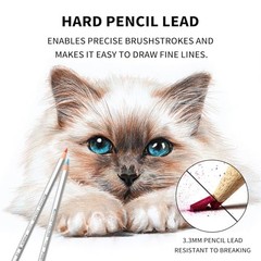 Oil Colored Pencils Sets For Adults Colour Pencils in Iron 1 Count (Pack of 72)