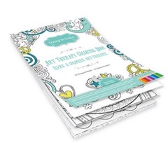 Adult and Teen Coloring Book 6.25″ x 9″ Free Spirit Hippy Love Themed Pad