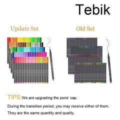 Tebik 108 Pack Planner Colored Pens, 100 Assorted 108 Piece Set, 100 Colors