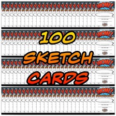 🎨 20 Packs – 18 PT Comic Artist Sketch Cards – Blank Trading/Sketch Cards Paper