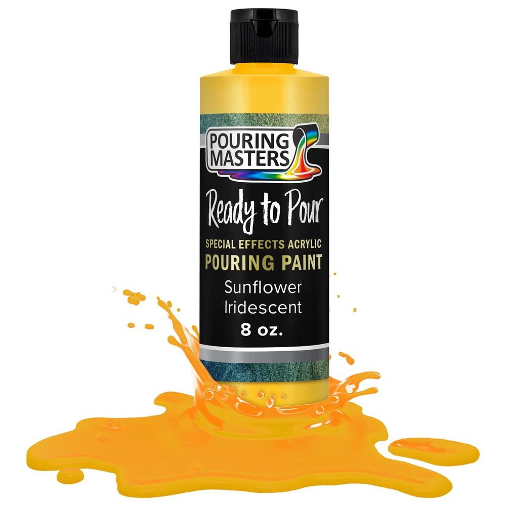 Sunflower Iridescent Special Effects Pouring Paint – 8 Ounce Bottle