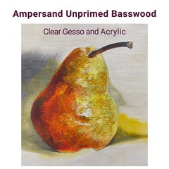 8×8 Inch Unprimed Basswood Artist Panel 11/2″ Cradled Profile Painting