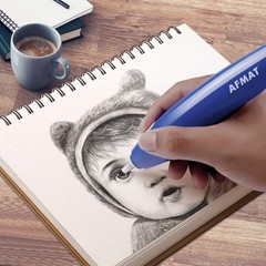 Electric Eraser, 140 Eraser Refills, Electric Pencil Eraser Rechargeable for Art