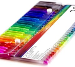 Professional 60-Piece Glitter Gel Pens Set: Vibrant, Non-Toxic & Long-Lasting