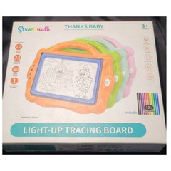 Light Up Drawing Colorful LED Tracing Board For 2 To 7 Year Old Boys & Girls