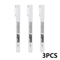 White Paint Pen Waterproof Permanent Marker Oil Based Wood Metal Fabric Glass