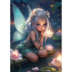 DPHERO DIY Fairy Diamond Painting Kits for Adults,5D Mittel, multi-coloured