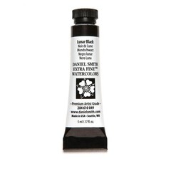 Extra Fine Watercolor Paint, 5ml Tube, Lunar Black, 284610049, 0.17 Fl Oz (Pa…