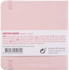 Hardback Sketchbook Art Creation 80 Sheets 140gsm Pastel Pink – Royal Talens