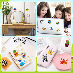 60Pcs 5D Diamond Art Stickers Arts and Crafts Creative Gem Art Paint