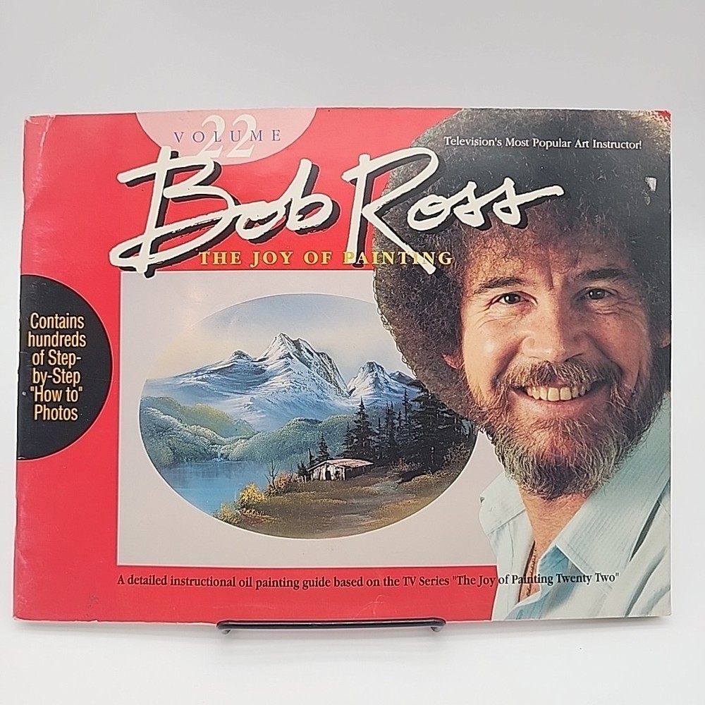 BOB ROSS JOY OF PAINTING BOOK 22 NEW WITH 13 PAINTING PROJECTS paperback