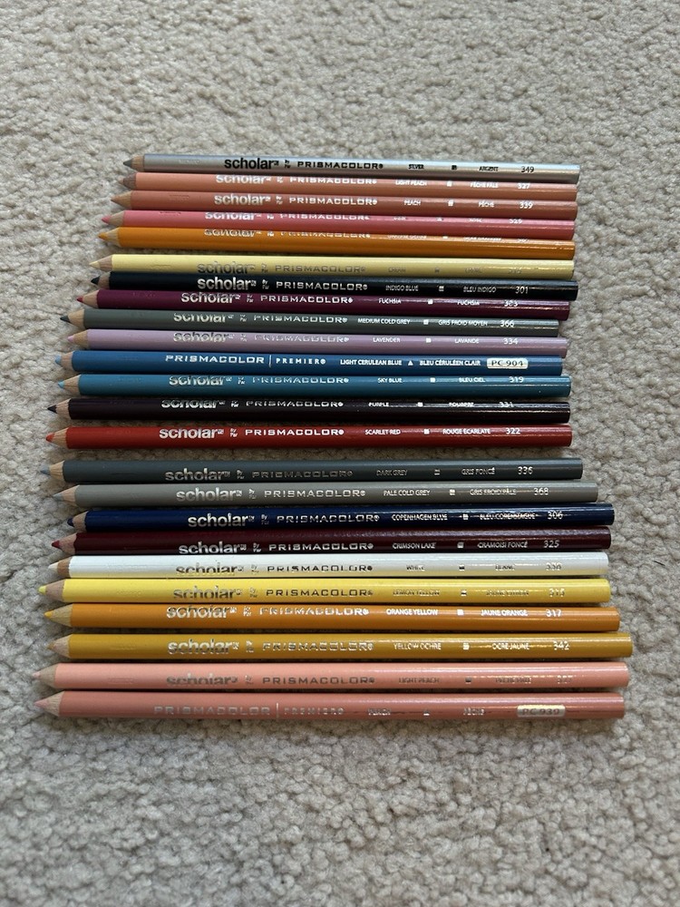 Prismacolor Soft Core Colored Pencils 24 Count New