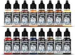 Face & Skin Tones Acrylic Paint Set – Perfect for Realistic Miniatures