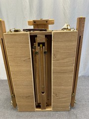 Solid Beech Wood Plein Air French Easel Foldable Spacious Adjustable