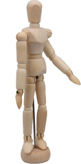 1PCS 5.5Inch Wood Mini Solid Wooden Art Human Manikin Mannequin Craft Model with