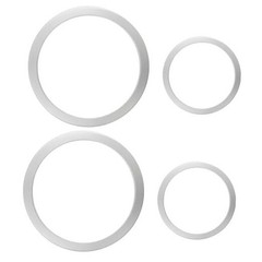 108-1 108-8 Fuel Bowl Inlet Gaskets 4 Pack, 9/16″ & 7/8″ ID Aluminum Washers
