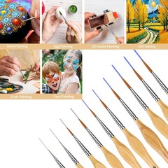 Miniature Paint Brushes, 10PC Fine Detail Paint Brush Set, Small Painting Brushe