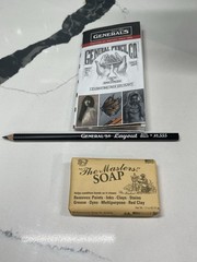 The Masters Soap Paint & Stain Remover & The General’s Layout Extra Black Pencil