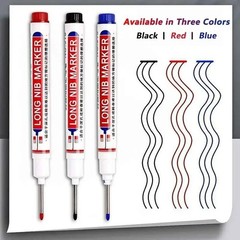 Long Head Deep Hole Marker Pens 8PCS Long Nib Marker 20mm Quick Dry Waterproof