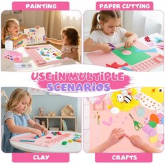 Art Painting Kits, Paint Station, Including Upgraded Paint Brush Cleaner, 20″…