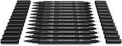 Black Markers for Drawing – Brush Pens with Felt Tips for Artists – Calligrap…