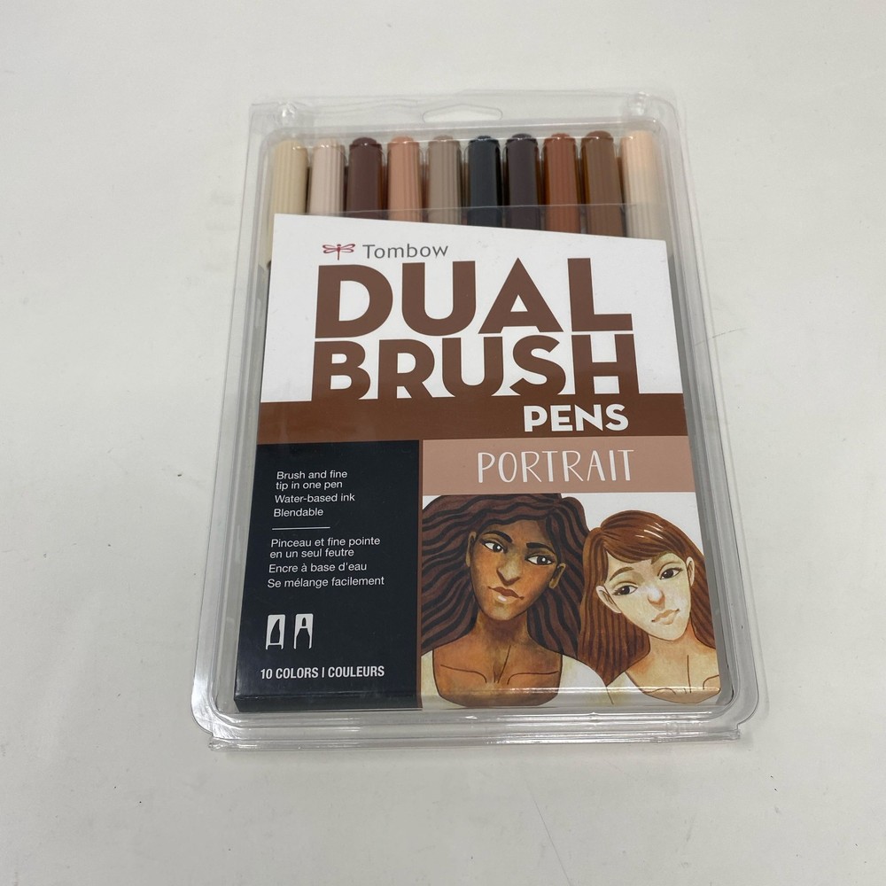 Tombow Dual Brush Pens Portrait 10-Color Set