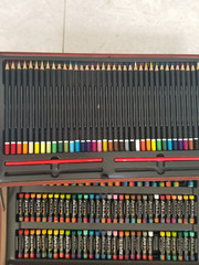Art 101 Artist Kit in Wooden Travel Case by DM Creations #53187PDQ