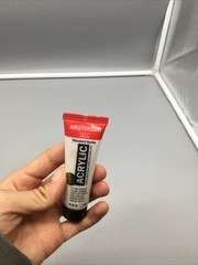 ACRYLIC AMSTERDAM White Paint 0.7 fl.oz/20 ml Standard Series NEW