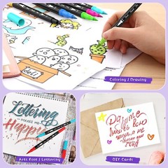 Coloring Art Paint Fine Felt Tips Fineliner Draw Color Pens Porous Point Markers
