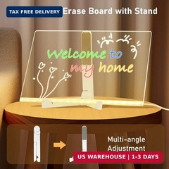 LED Note Board with Colors, 12″ X 8″ LED Drawing Board, Light Up Drawing Tablet