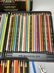 Prismacolor Premier Soft Core Colored Pencils 72 Tin – Used