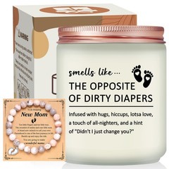 Volufia New Mom Gifts – First 2.75 inches * 3.54 inches, Frosted White/Black