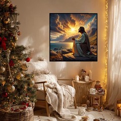 Jesus Paint By Numbers For Adults 16×16 DIY Kit Wall Art Decoration Art New