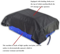 INTBUYING UV Exposure Unit 18×12 Inches Silk Area, blue