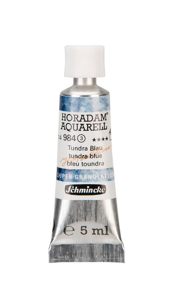 Schmincke Horadam Aquarell Tundra Blue 14984 Super Granulation Watercolor, 5ml