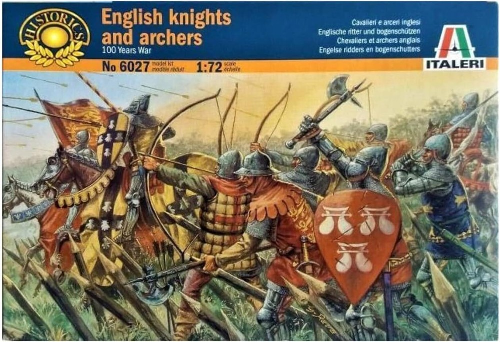 Italeri English Knights & Archers 100 Year War 1/72,1970-Now