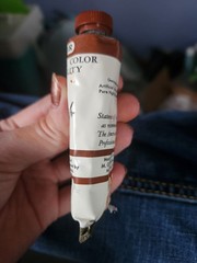 Vintage Grumbacher Pre-Tested Artists Oil Color MARS RED Medium 37 Cc NEW