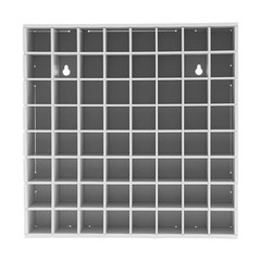 2PCS 64-Grid Paint Bottle Organizer, Wall-Mount Paint Holder, Paint Storage Rack