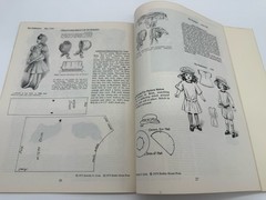 Vintage Fashion Illustration & Doll Hat Making Books Sewing Art